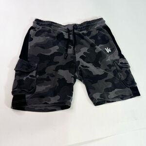 YoungLA Dark Camo Cargo Shorts